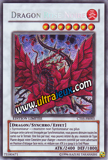Yu-Gi-Oh! -  - Dragon Rose Noire 