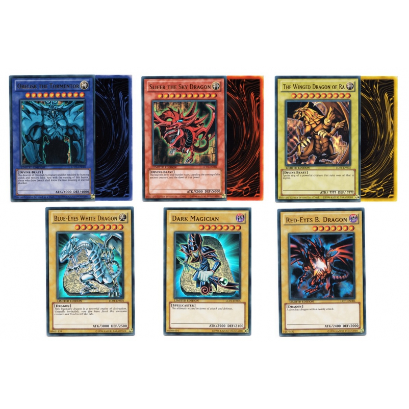 Yu-Gi-Oh! - Cartes Sp�ciales - LC01 - 6 Promos Legendary Collection (Dieux �gyptiens &amp; cartes des H�ros en Anglais) (En Anglais)