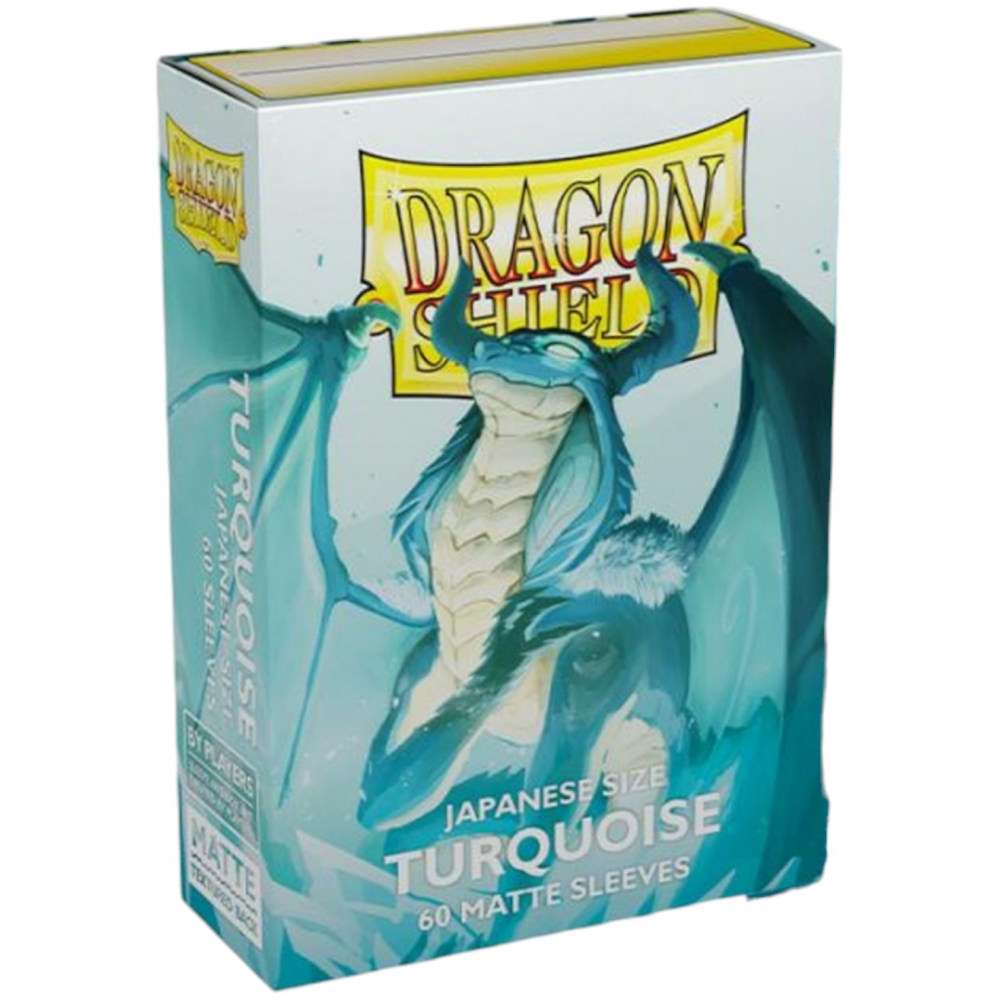 Dragon Shield - 60 Japanese Sleeves Matte - Turquoise