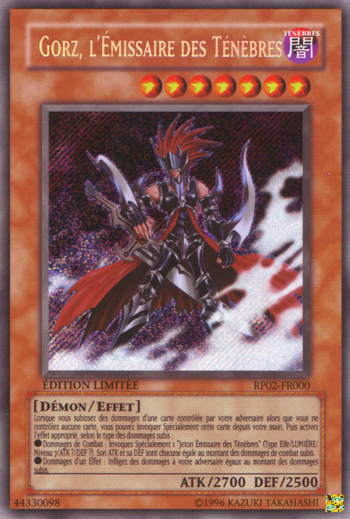 Yu-Gi-Oh! -  - Gorz, L'emissaire Des T�n�bres 