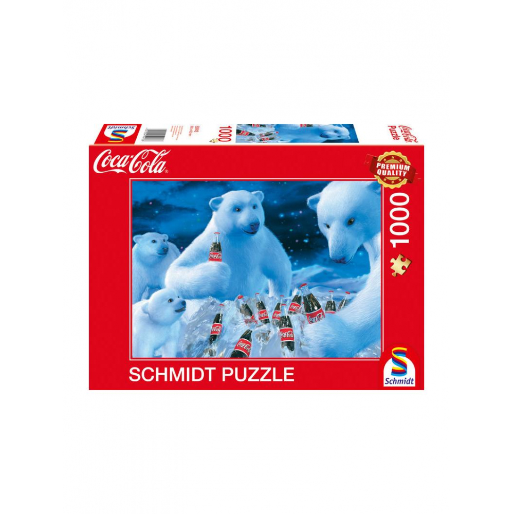 Puzzle Schmidt - Ours Polaires  Coca Cola - 1000 pi�ces