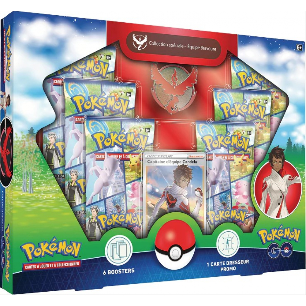 Pok�mon - Coffret 6 Boosters - Coffret Pok�mon GO EB10.5 : �quipe Bravoure 
