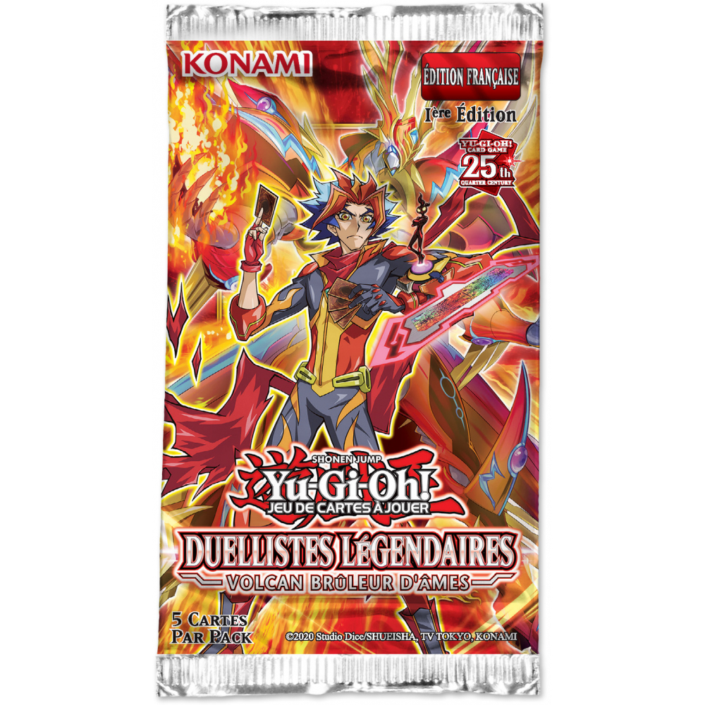 Yu-Gi-Oh! - Booster Fran�ais - Les Duellistes L�gendaires : Volcan Br�leur d'�mes 