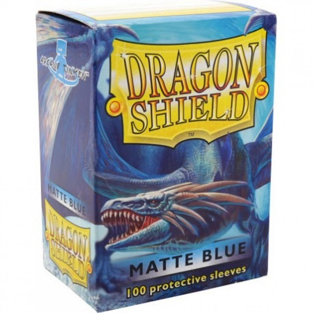 Matte - Blue Dragonshield (par 100)