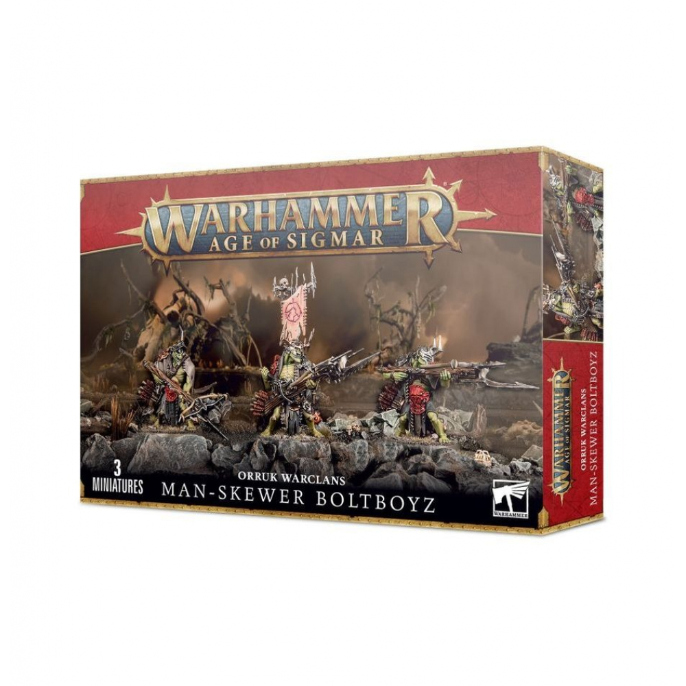 Warhammer Age of Sigmar - Orruk Warclans : Man-Skewer Boltboyz