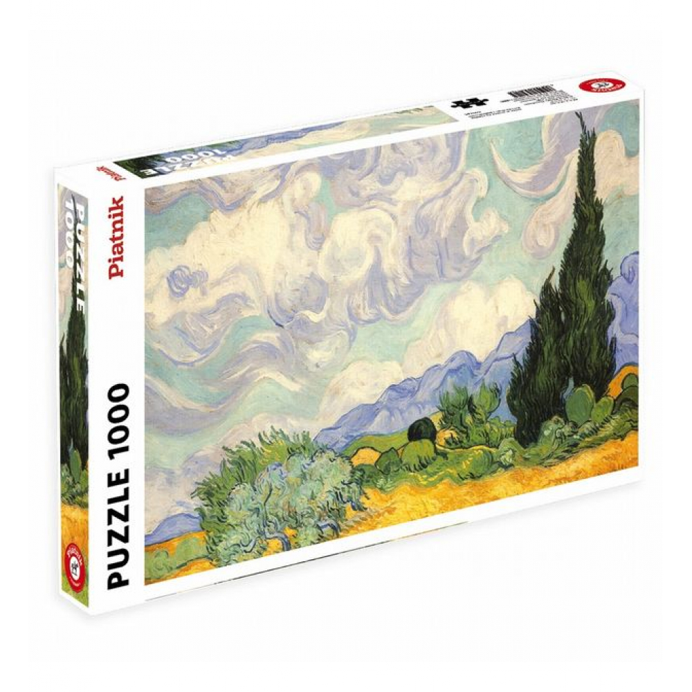 Puzzle 1000 - Van Gogh - Champ de bl� avec cypr�s