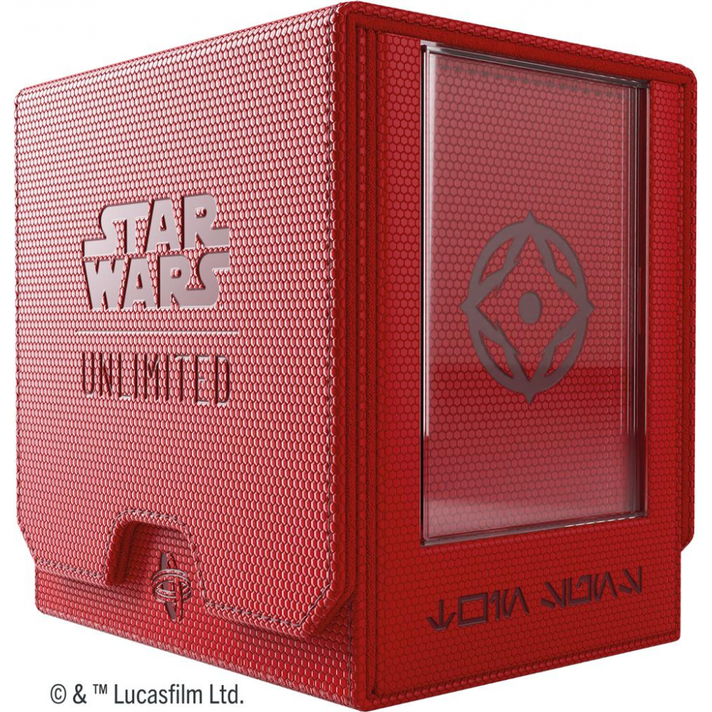 Star Wars Unlimited - Deck Box et Rangement - Twin Suns Deck Pod : Red 