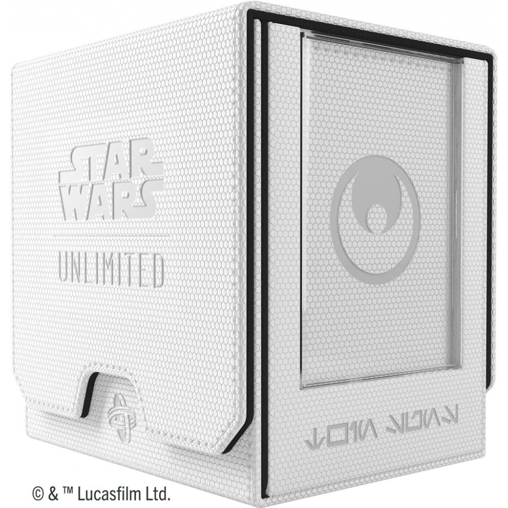 Star Wars Unlimited - Deck Box et Rangement - Twin Suns Deck Pod : White 