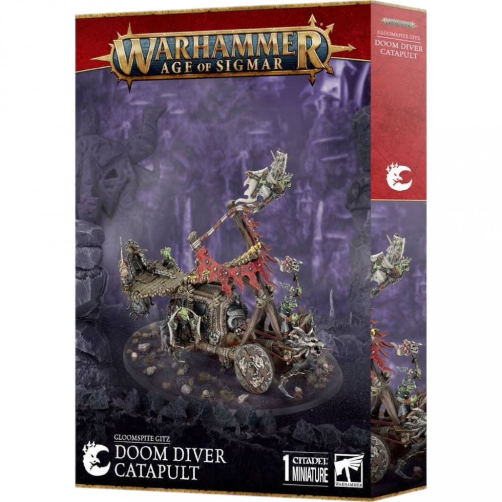 Warhammer Age of Sigmar - Gloomspite Gitz  : Doom Diver Catapult (Catapulte � Plongeurs de la Mort) 