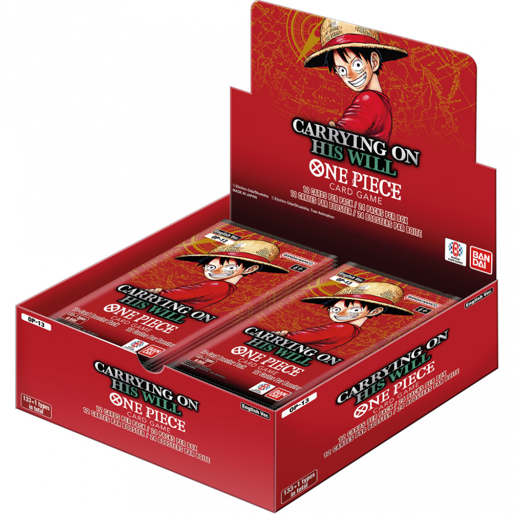One Piece Card Game - Boite de Boosters Anglais - Display OP13 - Carrying On His Will (En Anglais)