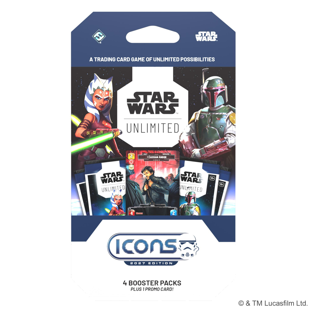 Star Wars Unlimited - Pack Edition Speciale - Blister 4 Boosters Icons (En Anglais)