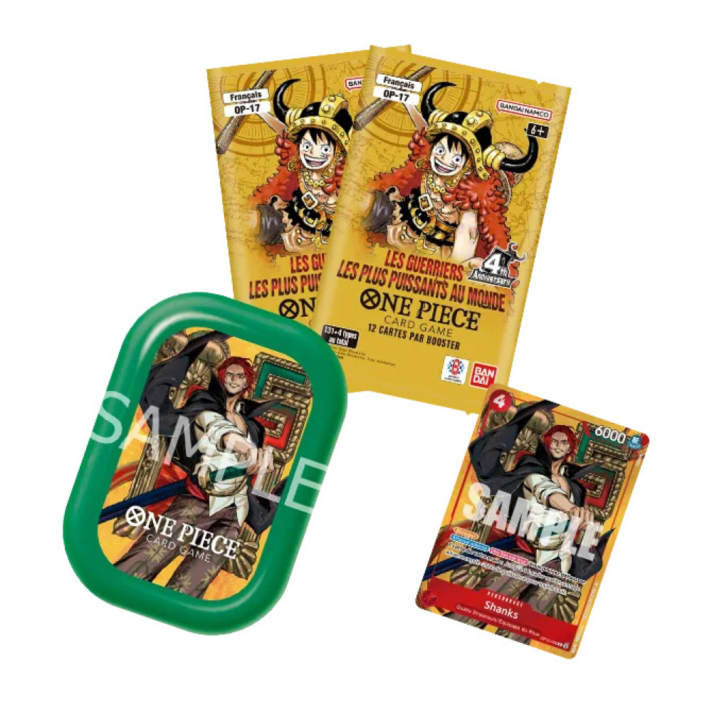 One Piece Card Game - Mini-Tin - TS03 Tin Pack : Shanks V1 