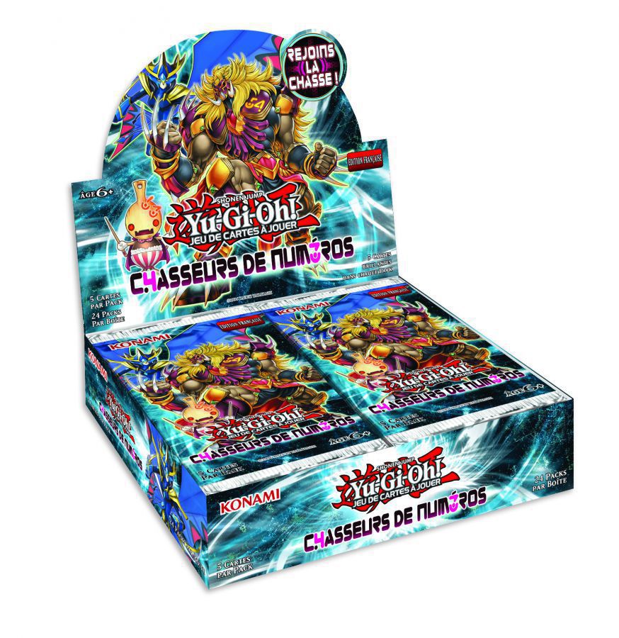 Yu-Gi-Oh! - Booster Fran�ais - Boite De 24 Boosters Chasseurs De Num�ros 