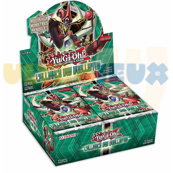 Yu-Gi-Oh! - Booster Fran�ais - Boite De 24 Boosters - L'alliance Des Duellistes 