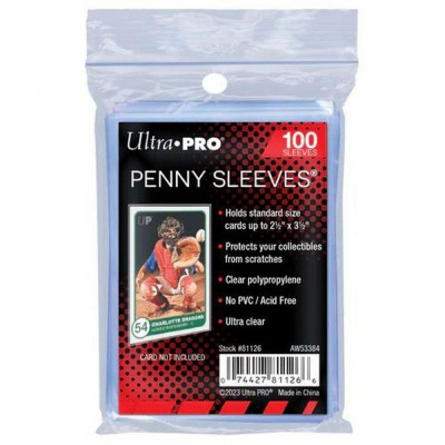 Prot�ges Cartes Standard  Card Sleeves Ultrapro - Transparent par 100