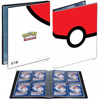 Portfolio A5 - 4 Cases Pok�mon Pok�ball- A5 - 10 pages de 4 cases (80 cartes recto-verso)