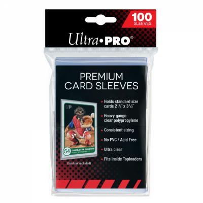 Prot�ges Cartes Standard  Premium Card Sleeves - Transparent par 100