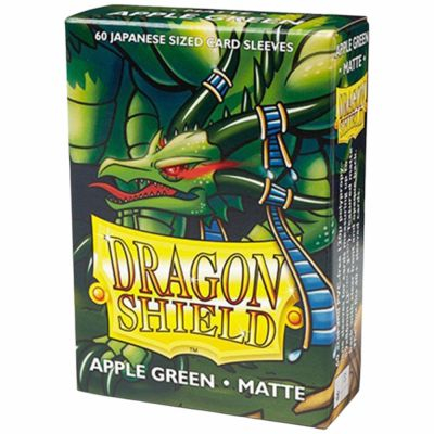 Prot�ges Cartes Format JAP  Dragon Shield Sleeves Mini Matte - Apple Green - Vert Pomme - par 60
