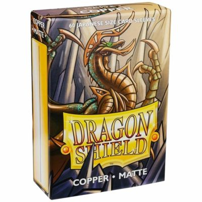 Prot�ges Cartes Format JAP  Dragon Shield Sleeves Mini Matte - Copper - Cuivre - par 60