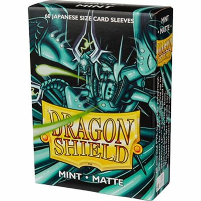 Prot�ges Cartes Format JAP  Dragon Shield Sleeves Mini Matte - Mint - Menthe - par 60