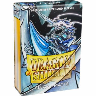 Prot�ges Cartes Format JAP  Dragon Shield Sleeves Mini Matte - Clear - Transparent - par 60
