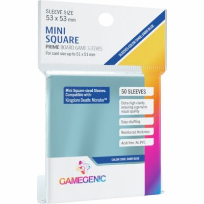 Prot�ges cartes Sp�ciaux  Prime Board Game Sleeves - Mini Square 53x53mm (51x51mm) par 50