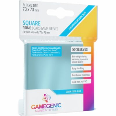 Prot�ges cartes Sp�ciaux  Prime Board Game Sleeves - Square 73x73mm (71x71mm) par 50