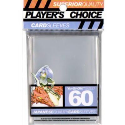Prot�ges Cartes Format JAP  Player's Choice Yu-gi-oh! Clear/Transparent