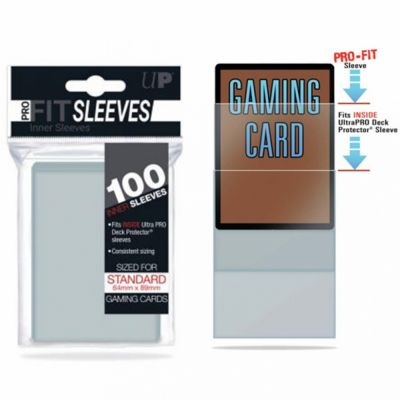 Prot�ges Cartes Standard  Sleeves Ultra-pro Sleeve Pro Fit par 100