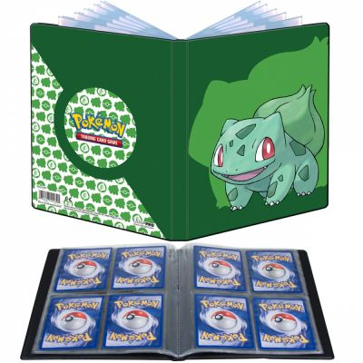 Portfolio A5 - 4 Cases Pok�mon Bulbizarre- A5 - 10 pages de 4 cases (80 cartes recto-verso)