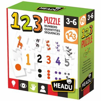 Ludo-Educatif  123 Puzzle : Numbers, Quantities, Sequences