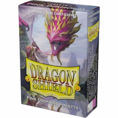 Prot�ges Cartes Format JAP  Dragon Shield Sleeves Matte - Pink Diamond - par 60