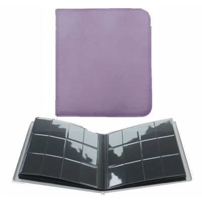 Portfolio  Vivid Zippered Pro-binder - A4 - 12 Cases - 480 pages - Lilas