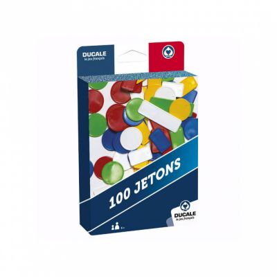 Jeu de Cartes  Bo�te de 100 jetons - Ducale - Eco format
