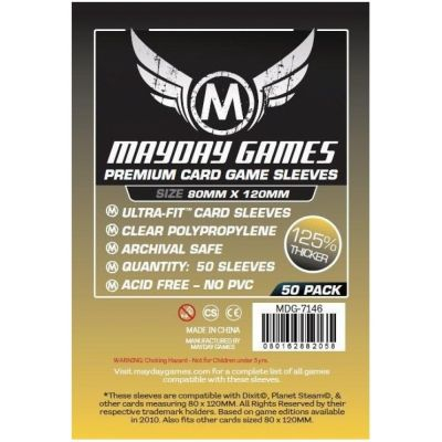 Prot�ges cartes Sp�ciaux  Mayday Games - Magnum 80x120mm PREMIUM - par 50