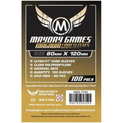 Prot�ges cartes Sp�ciaux  Mayday Games - Magnum 80x120mm - par 100