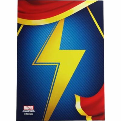 Prot�ges Cartes Standard  50 Prime Sleeves - 66x91mm Standard Card Game - Marvel Champions Ms. Marvel