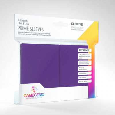 Prot�ges Cartes Standard  100 Pochettes - Prime  - Violet