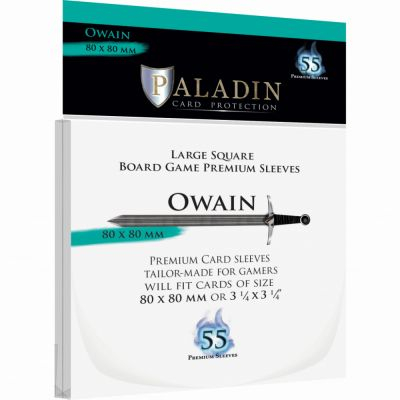 Prot�ges cartes Sp�ciaux  Board Games Sleeves - Owain - 80x80mm - par 55
