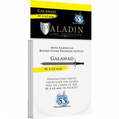 Prot�ges cartes Sp�ciaux  Board Games Sleeves - Galahad - 41x63mm - par 55