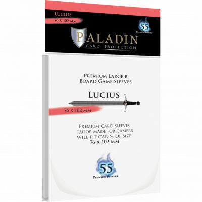 Prot�ges cartes Sp�ciaux  Board Games Sleeves - Lucius - 76x102mm - par 55