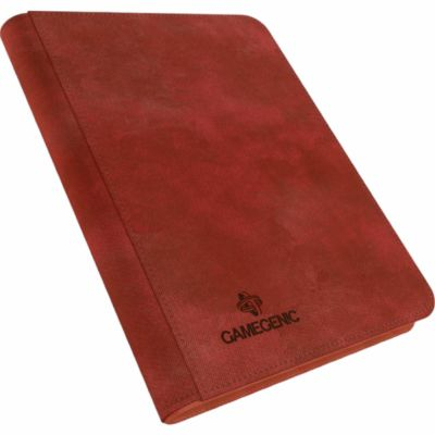 Portfolio A5 - 4 Cases  Zip-UP  Album - Rouge - 160 Cases (20 Pages De 8)