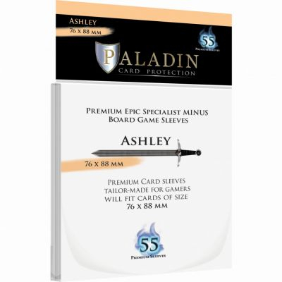 Prot�ges cartes Sp�ciaux  Board Games Sleeves - Ashley - 76x88mm - par 55