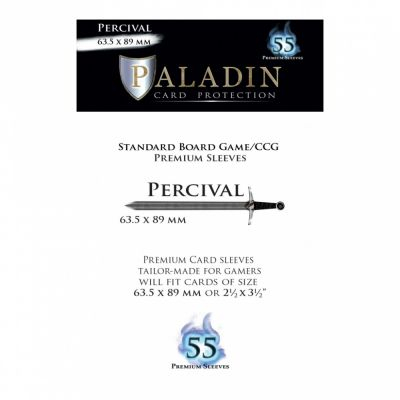Prot�ges cartes Sp�ciaux  Board Games Sleeves - Percival - 63.5x89 mm - par 55