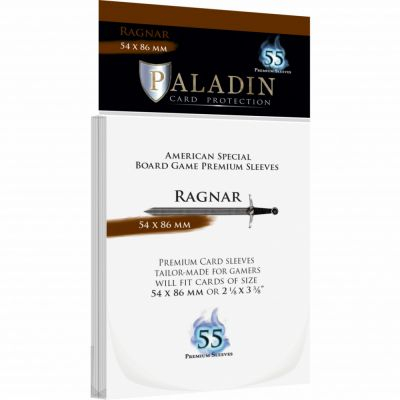 Prot�ges cartes Sp�ciaux  Board Games Sleeves - Ragnar - 54x86mm - par 55