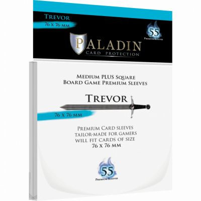 Prot�ges cartes Sp�ciaux  Board Games Sleeves - Trevor - 76x76mm - par 55