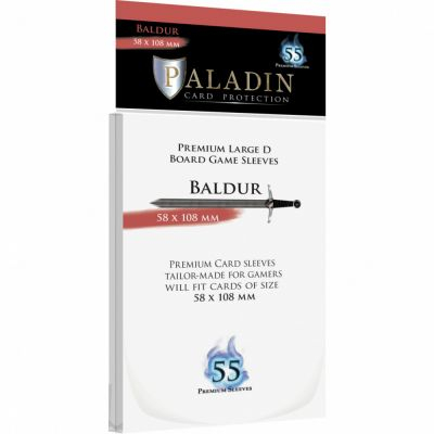 Prot�ges cartes Sp�ciaux  Board Games Sleeves - Baldur - 58x108mm - par 55