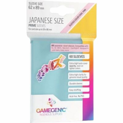 Prot�ges Cartes Format JAP  60 Japanese Prime Sleeves - Transparent