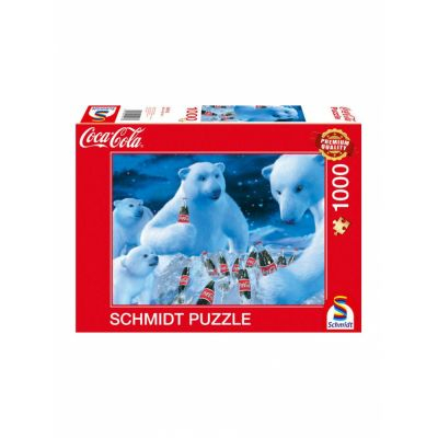  R�flexion Puzzle Schmidt - Ours Polaires  Coca Cola - 1000 pi�ces