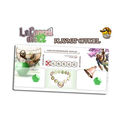 Tapis de Jeu Strat�gie Tapis - Le Conseil des 12 - Playmat